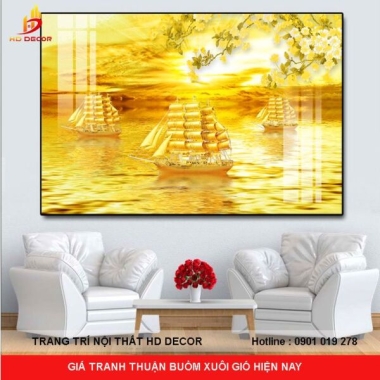 GIÁ TRANH DÁN TƯỜNG THUẬN BUỒM XUÔI GIÓ HIỆN NAY 