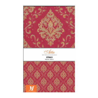 GIẤY DÁN TƯỜNG HOA VĂN CỔ ĐIỂN  ARTIS 2704 -3  