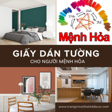 GIẤY DÁN TƯỜNG CHO NGƯỜI MỆNH HỎA - LỰA CHỌN HOÀN HẢO CHO PHONG THỦY 