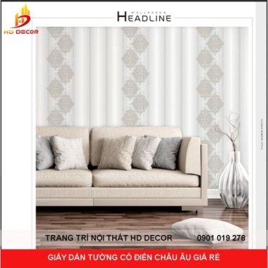 GIẤY DÁN TƯỜNG CỔ ĐIỂN CHÂU ÂU GIÁ RẺ 