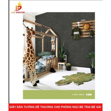 GIẤY DÁN TƯỜNG DỄ THƯƠNG CHO PHÒNG NGỦ BÉ TRAI BÉ GÁI 
