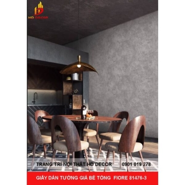 GIẤY DÁN TƯỜNG GIẢ BÊ TÔNG  GIÁ RẺ  FIORE 81476-3