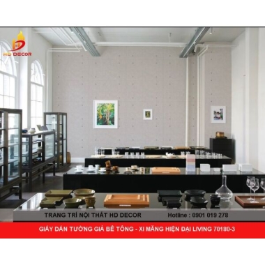 GIẤY DÁN TƯỜNG GIẢ BÊ TÔNG - XI MĂNG HIỆN ĐẠI LIVING 70180-3 