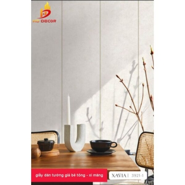 GIẤY DÁN TƯỜNG GIẢ BÊ TÔNG - XI MĂNG XAVIA 3921-1 
