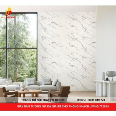 GIẤY DÁN TƯỜNG GIẢ ĐÁ GIÁ RẺ CHO PHÒNG KHÁCH LIVING 70266-1 