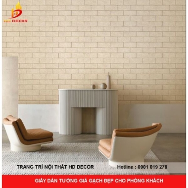 GIẤY DÁN TƯỜNG GIẢ GẠCH 3D NATURAL  A88641-2 