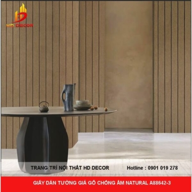 GIẤY DÁN TƯỜNG GIẢ GỖ CHỐNG ẨM NATURAL A88642-3