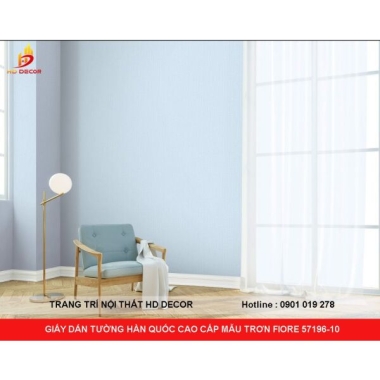 GIẤY DÁN TƯỜNG HÀN QUỐC CAO CẤP MẪU TRƠN FIORE 57196-10