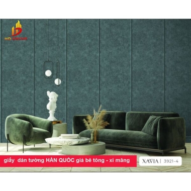 GIẤY DÁN TƯỜNG HÀN QUỐC GIẢ BÊ TÔNG - XI MĂNG 3921 - 4  