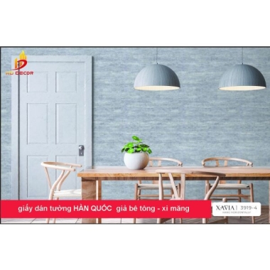 GIẤY DÁN TƯỜNG HÀN QUỐC  GIẢ BÊ TÔNG - XI MĂNG XAVIA  3919-4 