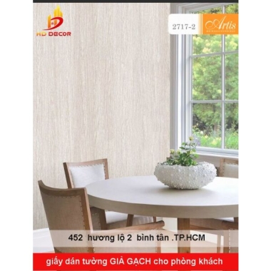 GIẤY DÁN TƯỜNG  HÀN QUỐC  GIẢ GỖ  CHO PHÒNG KHÁCH ARTIS  2717-2 