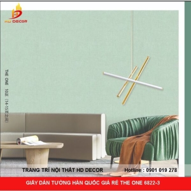 GIẤY DÁN TƯỜNG HÀN QUỐC GIÁ RẺ THE ONE 6822-3 