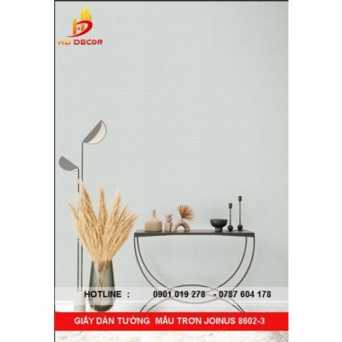 GIẤY DÁN TƯỜNG HÀN QUỐC MẪU TRƠN CHO PHÒNG KHÁCH JOINUS 8602-3 