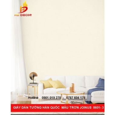 GIẤY DÁN TƯỜNG HÀN QUỐC PHÒNG KHÁCH HIỆN ĐẠI JOINUS  8601- 3