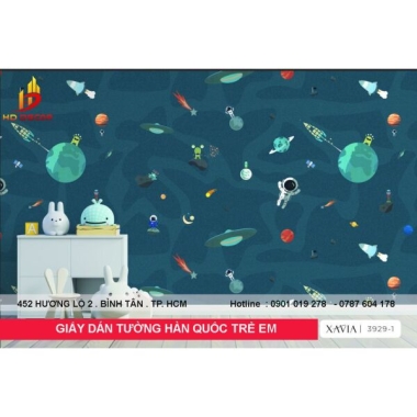 GIẤY DÁN TƯỜNG  HÀN QUỐC TRẺ EM XAVIA 3929-1 
