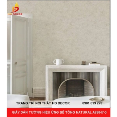 GIẤY DÁN TƯỜNG HIỆU ỨNG BÊ TÔNG NATURAL A88647-3