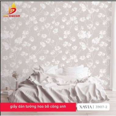 GIẤY DÁN TƯỜNG HOA BỒ CÔNG ANH 3907-2 
