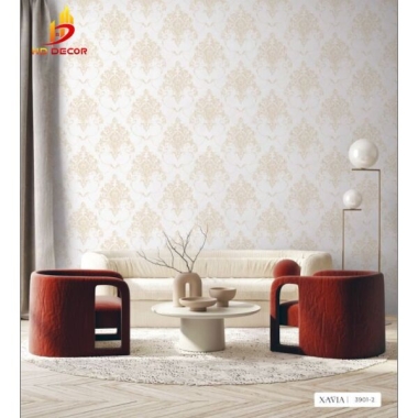 GIẤY DÁN TƯỜNG HOA VĂN CỔ ĐIỂN  PHÒNG KHÁCH  XAVIA  3901-2 