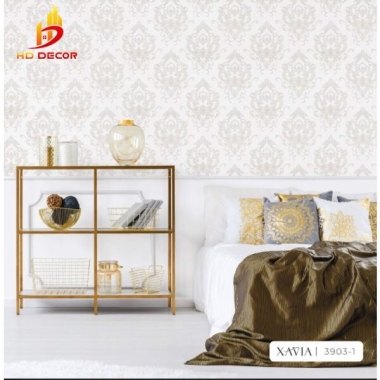 GIẤY DÁN TƯỜNG HOA VĂN CỔ ĐIỂN XAVIA 3903-1  