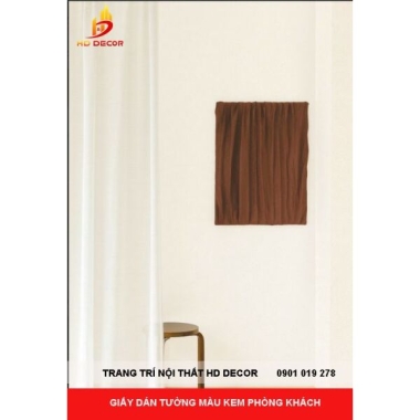 GIẤY DÁN TƯỜNG MÀU KEM PHÒNG KHÁCH LIVING 70276-2