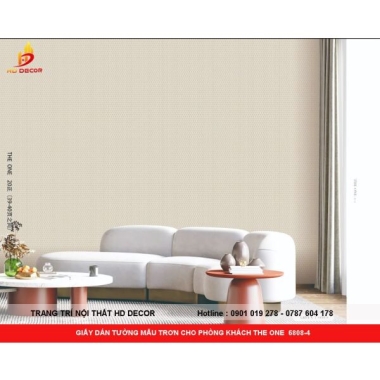 GIẤY DÁN TƯỜNG MẪU TRƠN CHO PHÒNG KHÁCH 