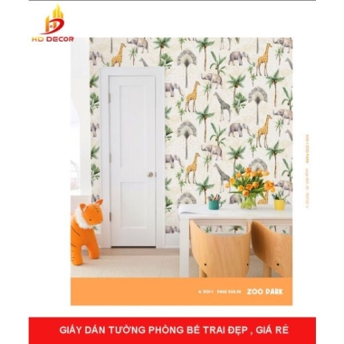 GIẤY DÁN TƯỜNG PHÒNG BÉ TRAI ĐẸP , GIÁ RẺ