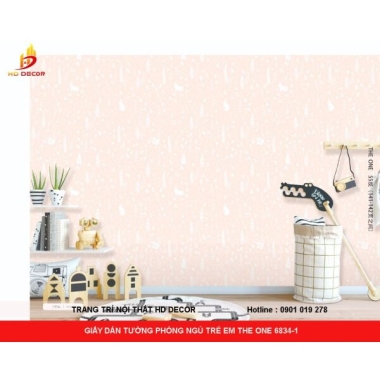 GIẤY DÁN TƯỜNG PHÒNG NGỦ TRẺ EM THE ONE 6834-1 