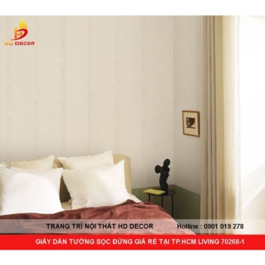 GIẤY DÁN TƯỜNG SỌC ĐỨNG GIÁ RẺ TẠI TP.HCM LIVING 70268-1