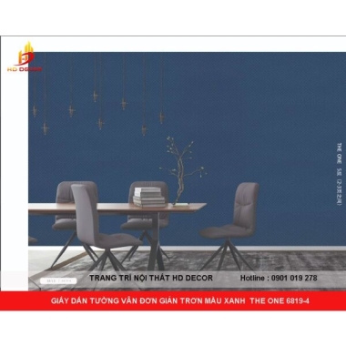 GIẤY DÁN TƯỜNG TRƠN GIÁ RẺ THE ONE 6819-4