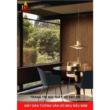 GIẤY DÁN TƯỜNG VÂN GỔ MÀU NÂU ĐẬM NATURAL A88649-3