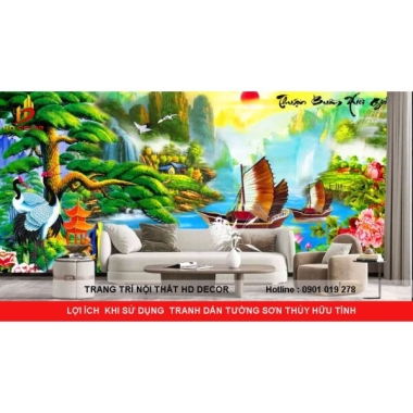 LỢI ÍCH CỦA  KHI SỬ DỤNG TRANH DÁN TƯỜNG SƠN THỦY HỮU TÌNH  LỢI ÍCH CỦA  KHI SỬ DỤNG TRANH DÁN TƯỜNG SƠN THỦY HỮU TÌNH