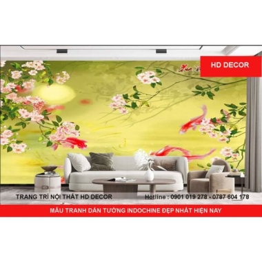 MẪU TRANH DÁN TƯỜNG INDOCHINE ĐẸP NHẤT HIỆN NAY 