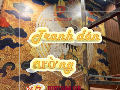 PHÂN PHỐI - THI CÔNG TRANH DÁN TƯỜNG INDOCHINE CHO PHÒNG KHÁCH SẠN