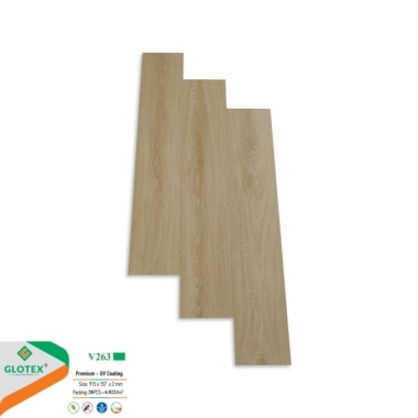 SÀN NHỰA GLOTEX 2MM KEO SẴN V263