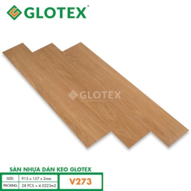 SÀN NHỰA GLOTEX 2MM KEO SẴN V273