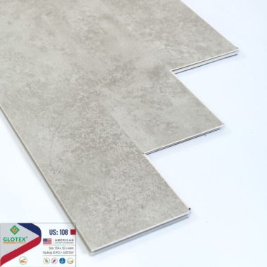 SÀN NHỰA GLOTEX ĐẾ CAO SU US 108 