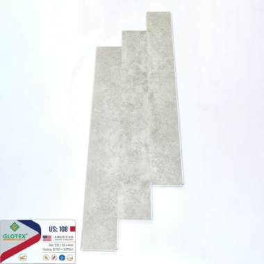 SÀN NHỰA GLOTEX ĐẾ CAO SU US 108 