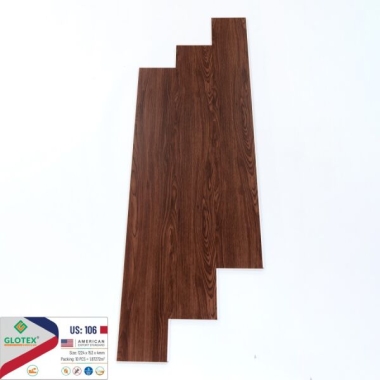 SÀN NHỰA GLOTEX HÈM KHÓA ĐẾ CAO SU S106