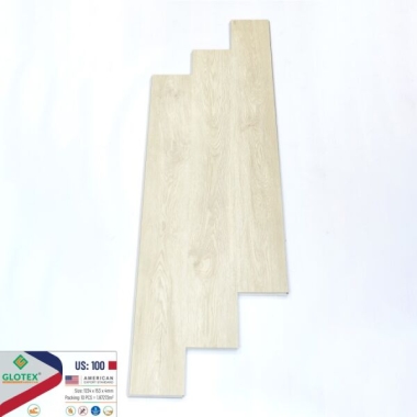 SÀN NHỰA GLOTEX HÈM  KHÓA ĐẾ CAO SU US 100 