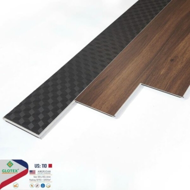 SÀN NHỰA HÈM KHÓA ĐẾ CAO SU 4MM S110