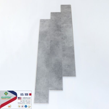 SÀN NHỰA HÉM KHÓA ĐẾ CAO SU US 109 