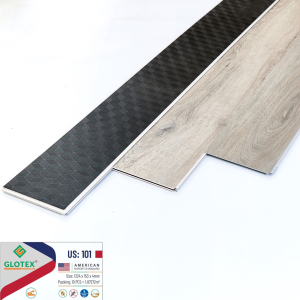 SÀN NHỰA HÈM KHÓA ĐẾ CAO SU VÂN GỖ MÀU US 101 