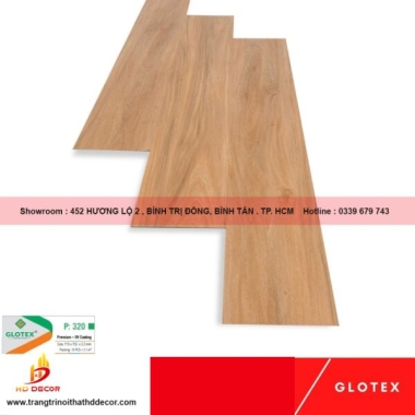 SÀN NHỰA HÈM KHÓA GLOTEX 3.2 mm SPC 32 - 320  