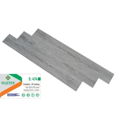 SÀN NHỰA HÈM KHÓA GLOTEX 4MM   S : 474 