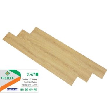 SÀN NHỰA HÈM KHÓA GLOTEX 4MM   S : 477 