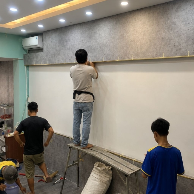 THI CÔNG GIẤY DÁN TƯỜNG QUẬN BÌNH CHÁNH 