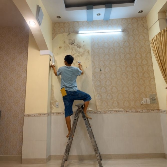 THI CÔNG GIẤY DÁN TƯỜNG QUẬN BÌNH THẠNH 