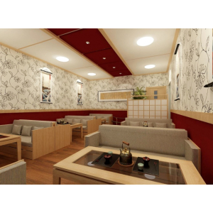THI CÔNG GIẤY DÁN TƯỜNG QUÁN CAFE