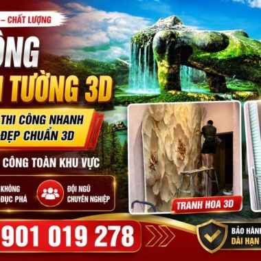 THI CÔNG TRANH DÁN TƯỜNG GIÁ RẺ TP.HCM 