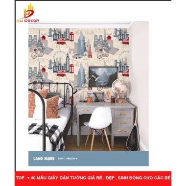 TOP + 40 MẪU GIẤY DÁN TƯỜNG GIÁ RẺ , ĐẸP , SINH ĐỘNG CHO CÁC BÉ 
